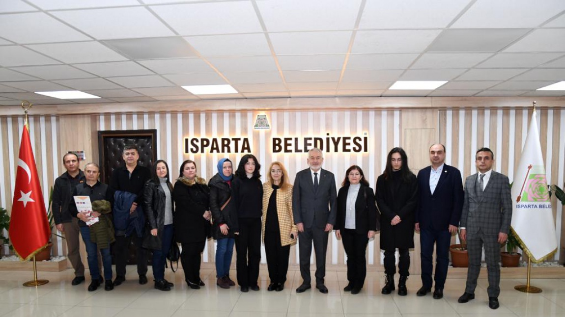 Okulumuzdan Isparta Belediye Başkanlığına Teşekkür Ziyareti